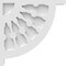 Ekena Millwork Classic Wagon Wheel Architectural Grade PVC Corbel, 1 7/8"W X 20"D X 20"H CORP01X20X20CW - alternate 2